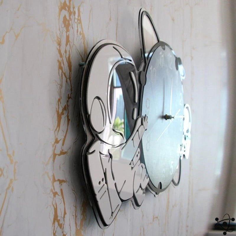 Original Astronauts Wall Clock Science Decor