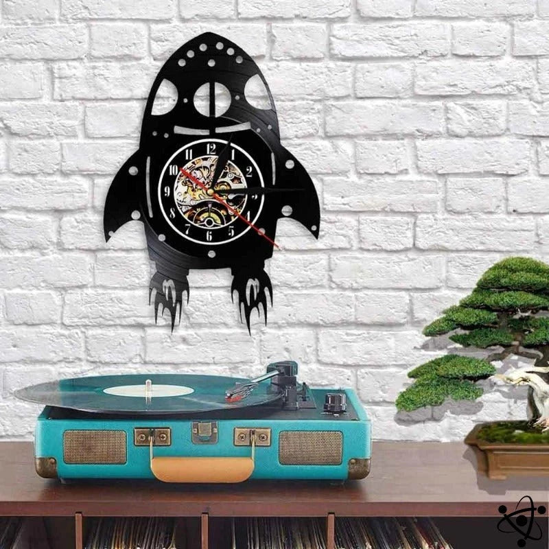 Original Wall Clock Led Rocket Science Decor