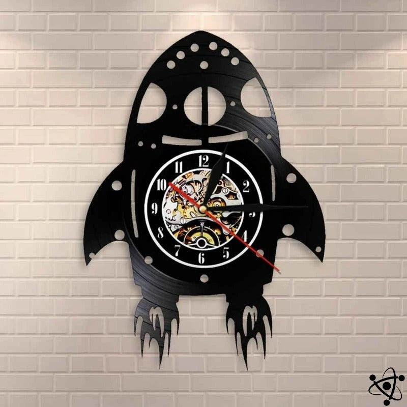 Original Wall Clock Led Rocket Science Decor