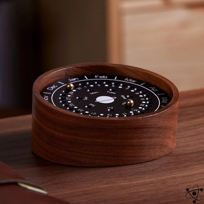 Perpetual Calendar with Magnet Science Decor