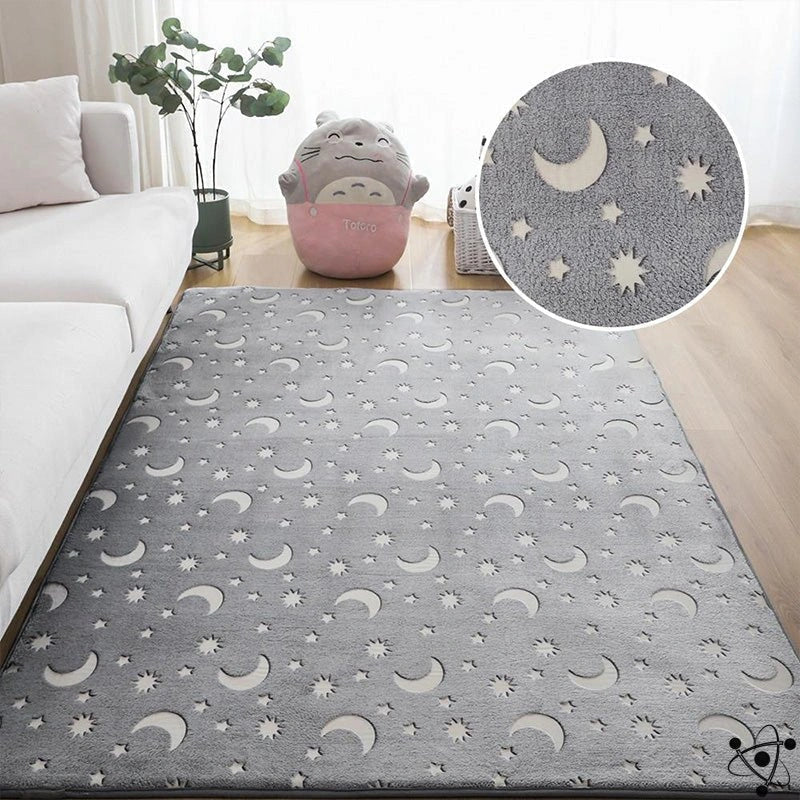 Phosphorescent Moon Carpet Science Decor