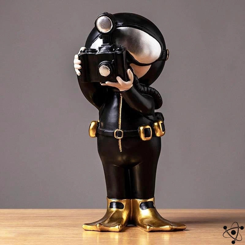 Photographer Diver Figurine Science Decor