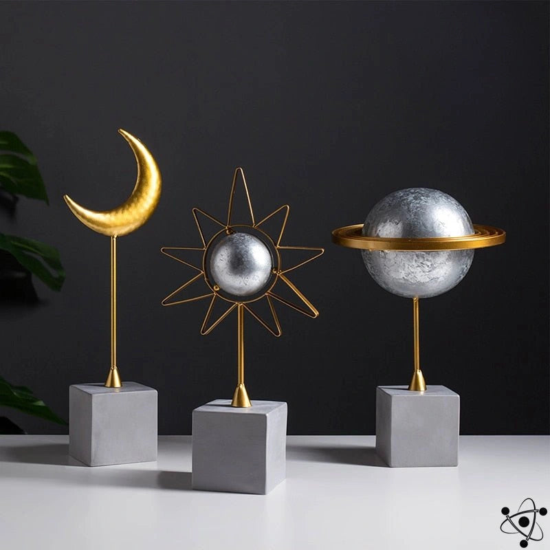 Planets Statuettes Science Decor