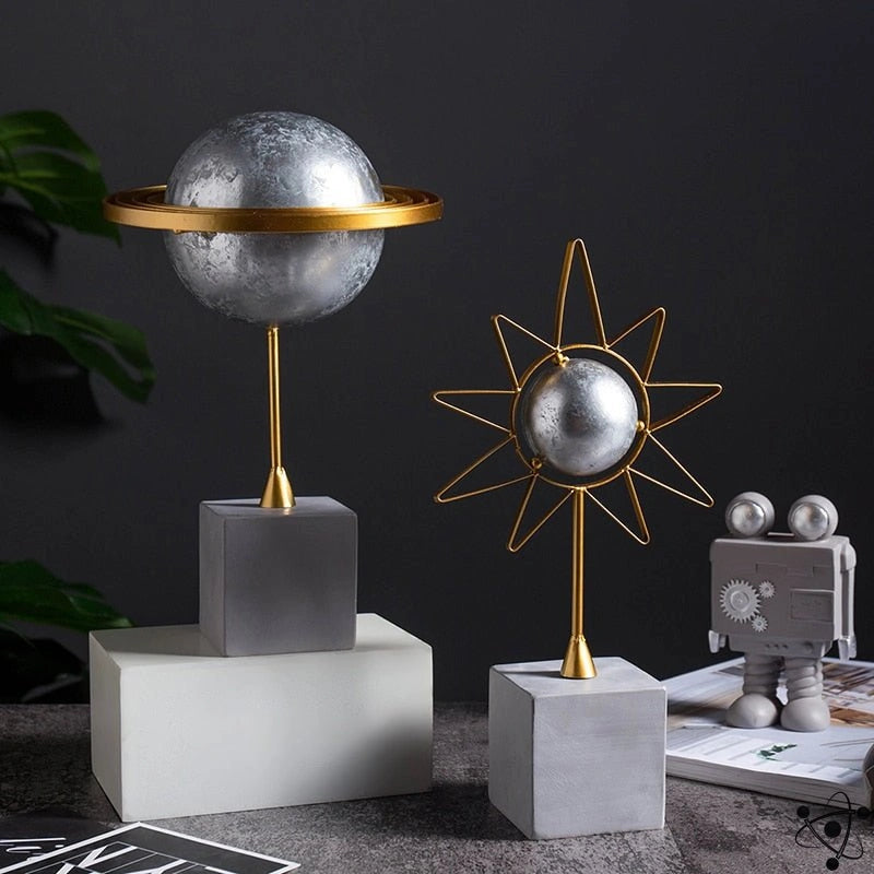 Planets Statuettes Science Decor