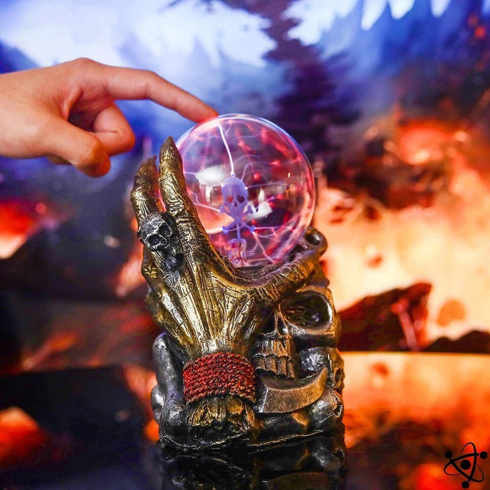Plasma Lamp Pirate Hand Science Decor