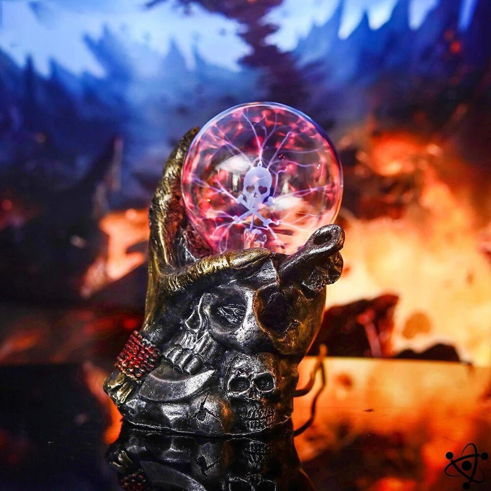Plasma Lamp Pirate Hand Science Decor