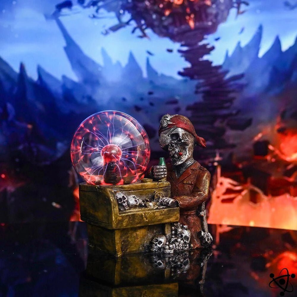 Plasma Lamp Zombie Drinking Science Decor
