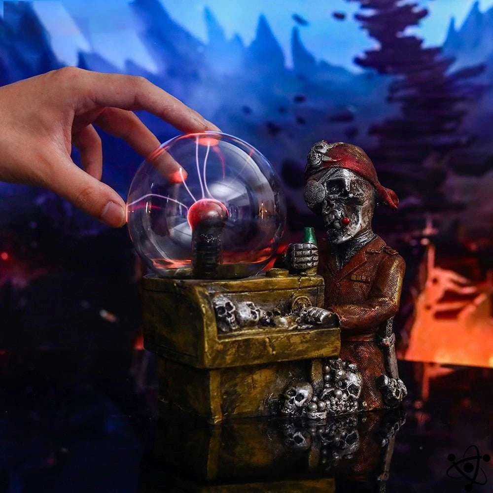 Plasma Lamp Zombie Drinking Science Decor