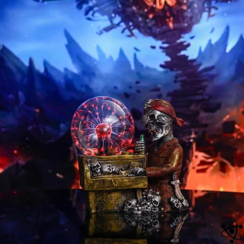 Plasma Lamp Zombie Drinking Science Decor