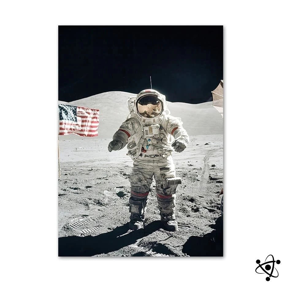 Poster Astronaut Gene Cernan Apollo 17 Science Decor