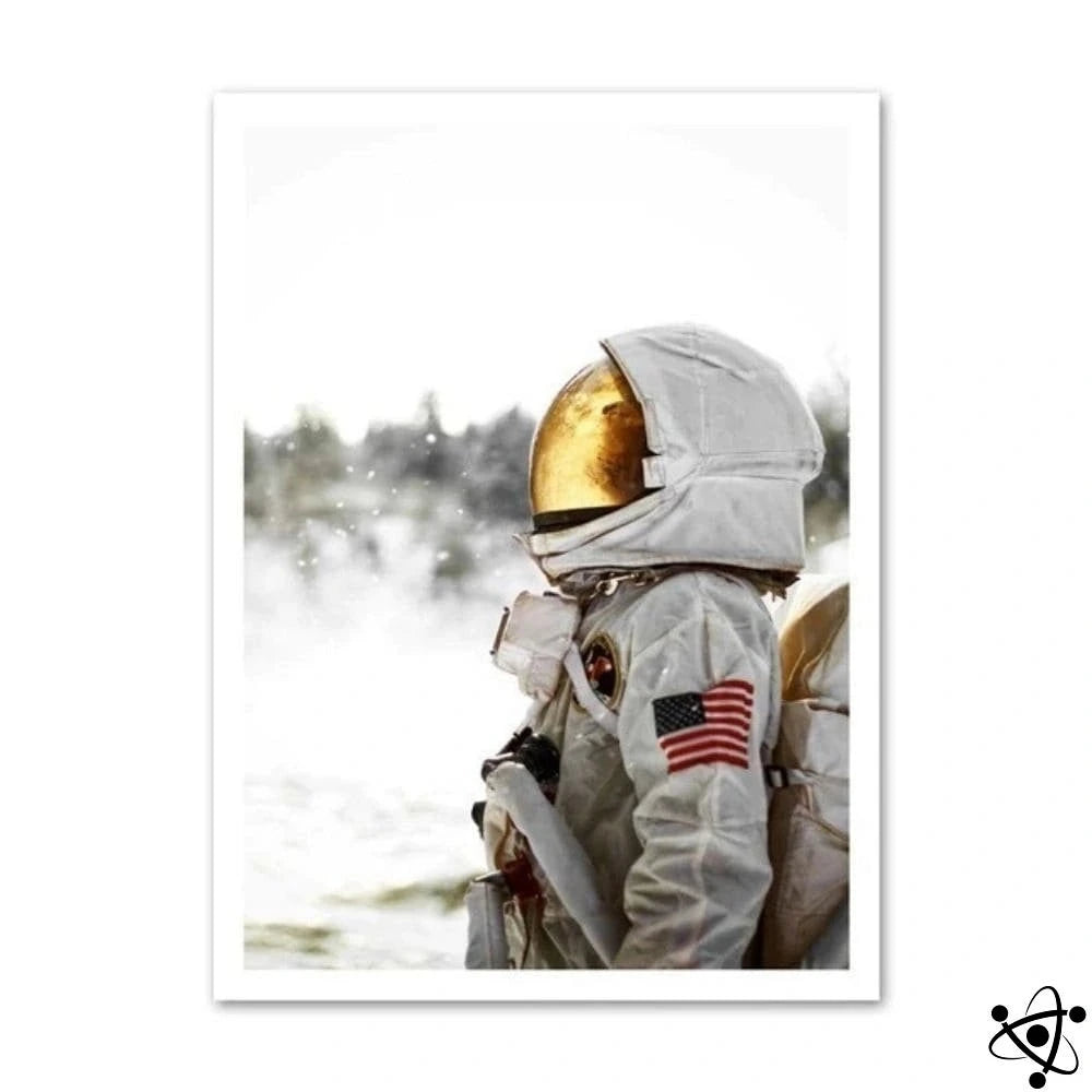 Poster Astronaut In Combination Science Decor