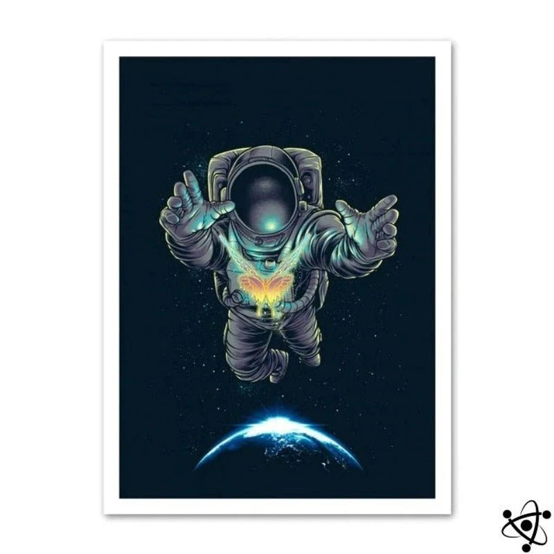 Poster Astronaut Spatial Daydreaming Science Decor