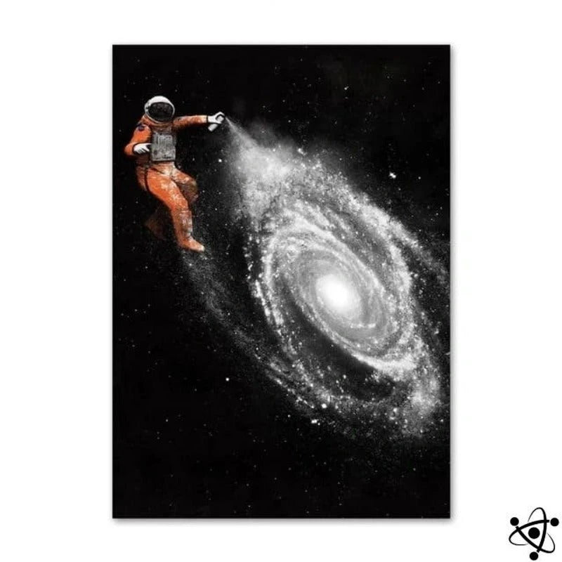 Poster Astronaute Milky Way Science Decor