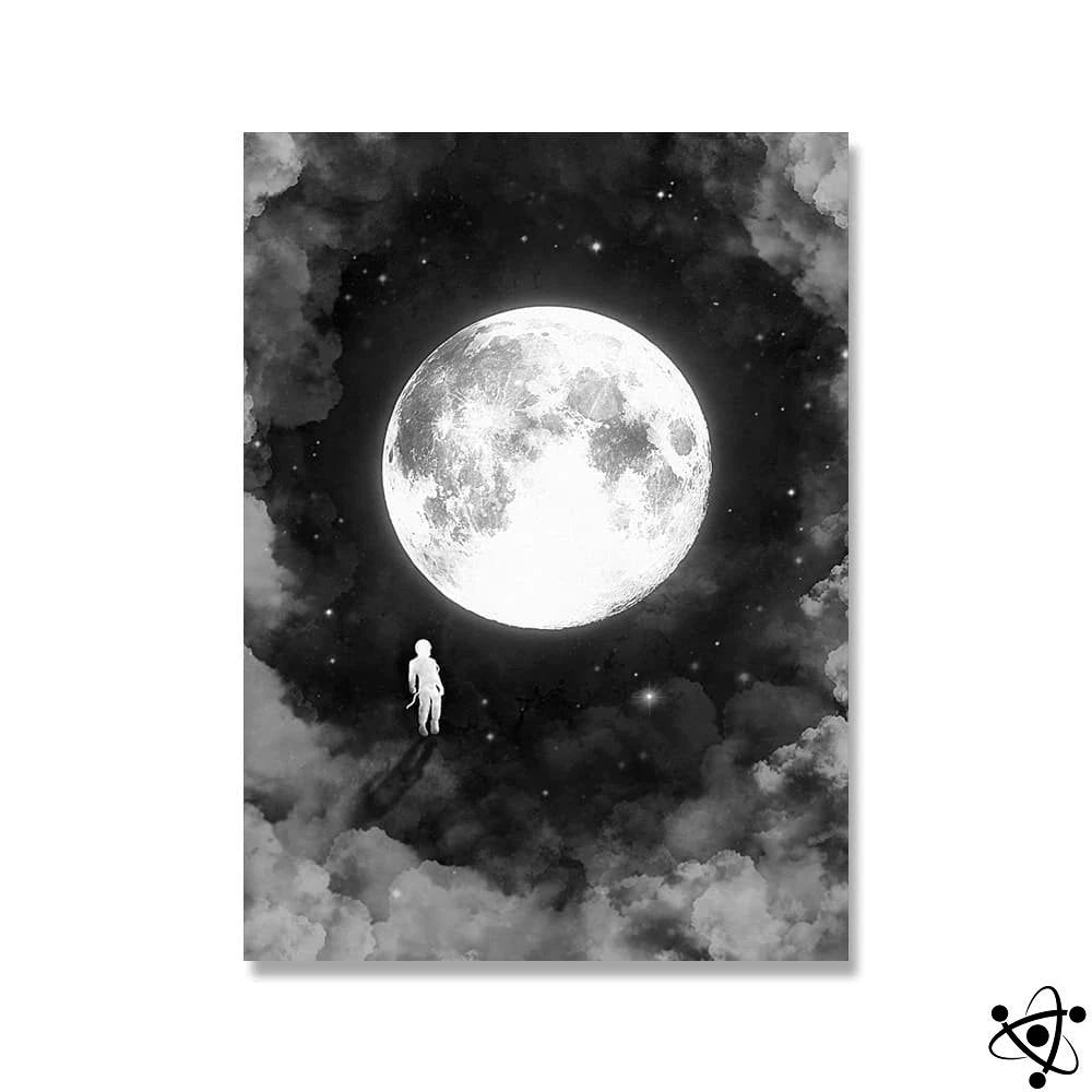 Poster Brilliant Moon Science Decor