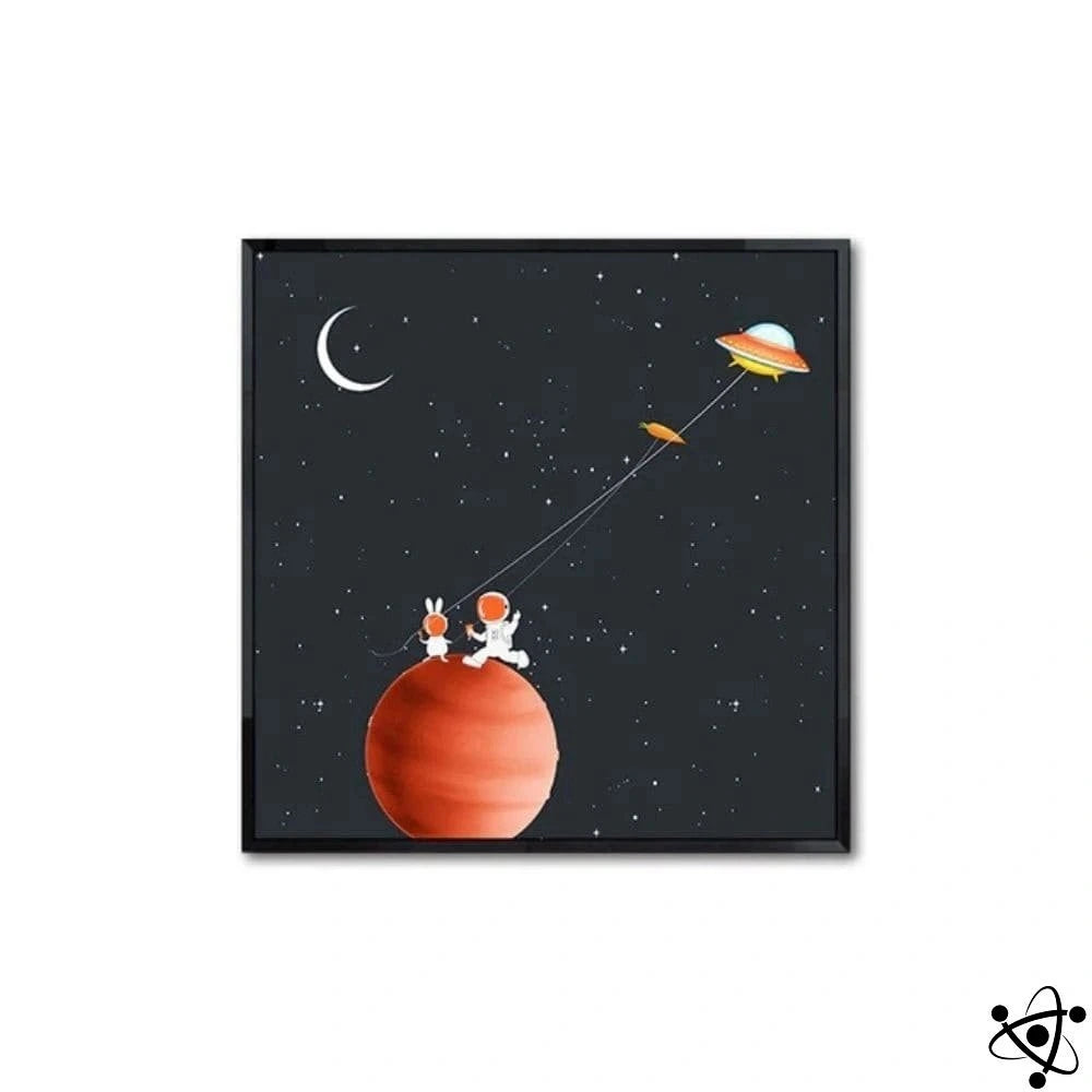 Poster Cerf-Volant Astronauts Science Decor