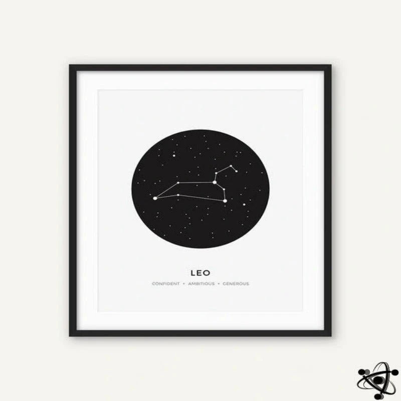 Poster Constellations Science Decor