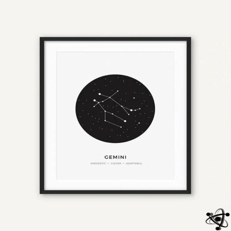 Poster Constellations Science Decor