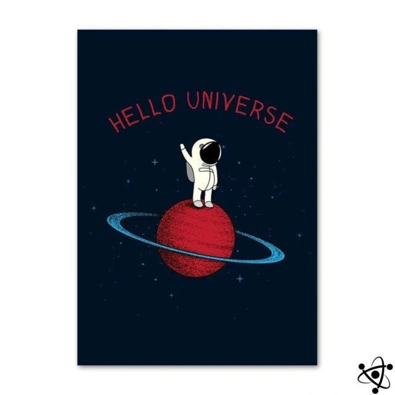 Poster Hello Universe | Science Decor