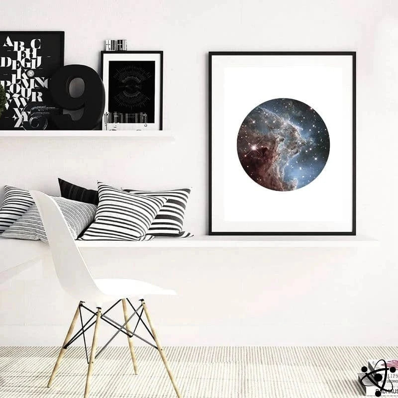 Poster Nebula Of The Head Of The Monkey Science Decor