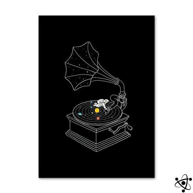 Poster Symphony Of The Solar System Science Decor