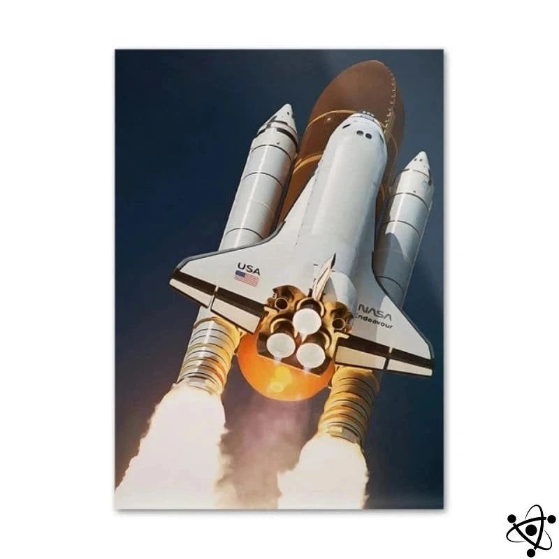 Poster Takeoff Space Shuttle Endeavour Science Decor