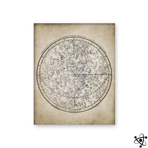 Posters Astronomical Cards From The 19Th Century Science Decor