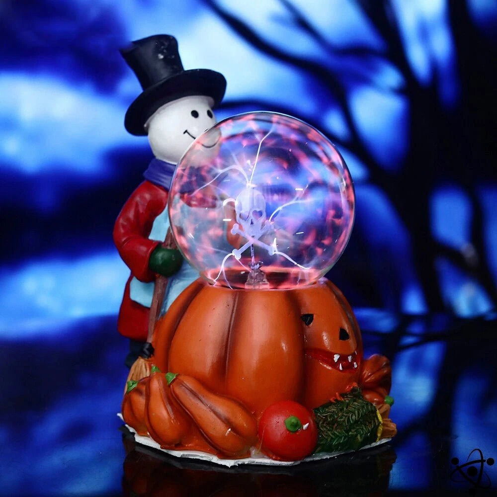 Pumpkin Plasma Lamp & Epouvantail Science Decor