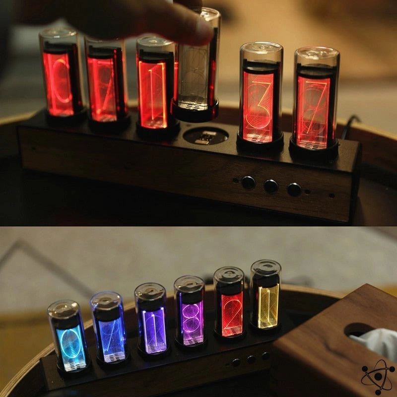 RGB Nixie Tube Clock Science Decor