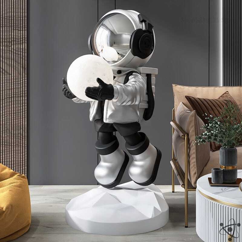 Resin Astronaut Table LED Lamp Science Decor