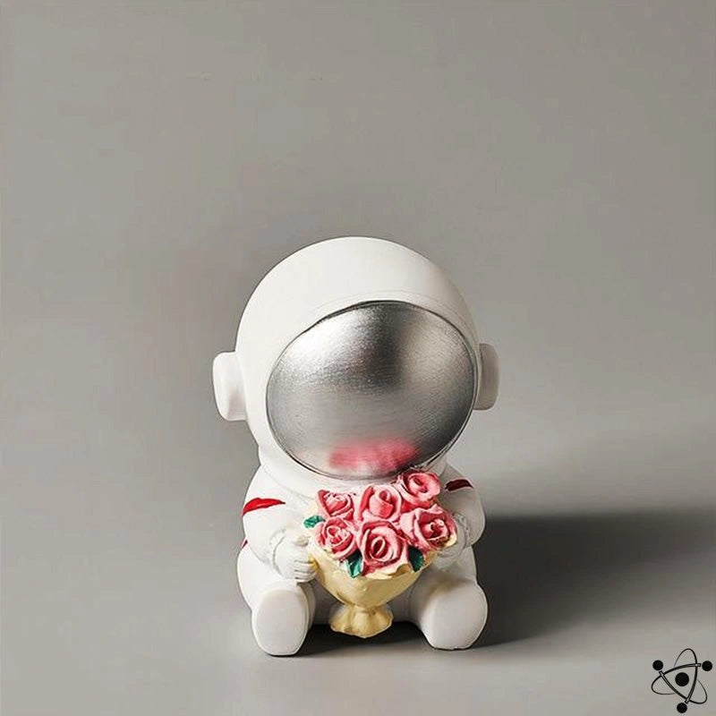 Romantic Astronaut Figurine Science Decor