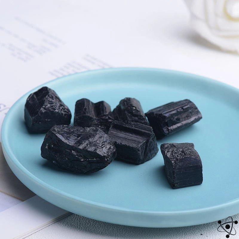Rough Black Tourmaline Science Decor