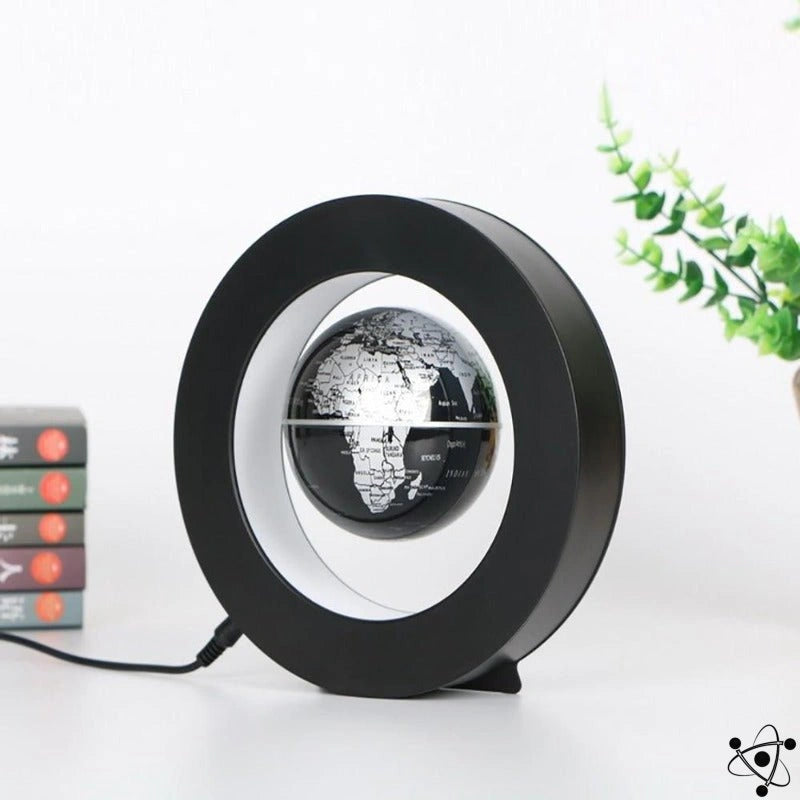 Round Levitating Globe Science Decor