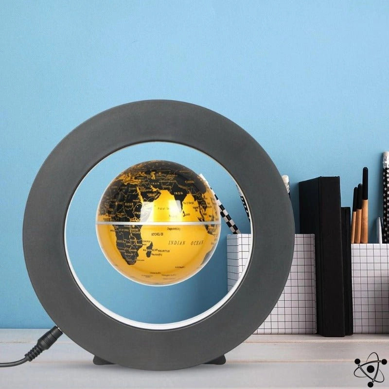 Round Levitating Globe Science Decor