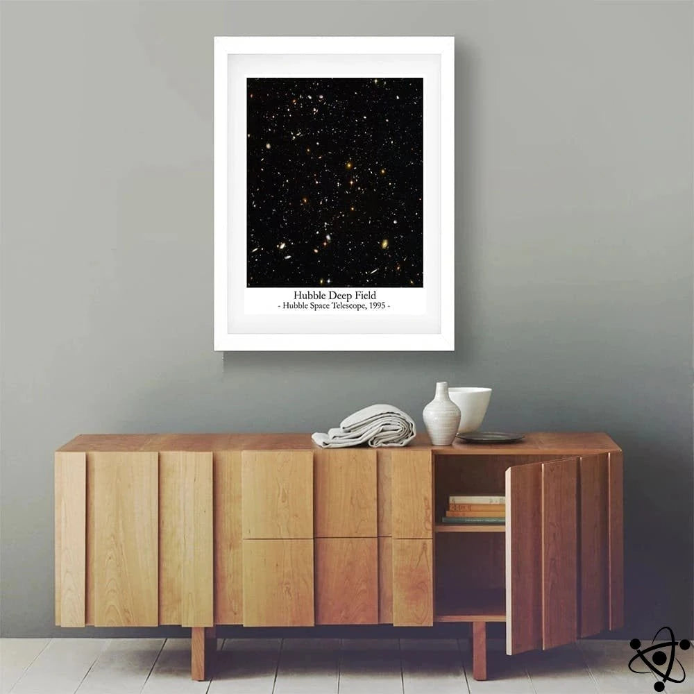 Science Poster Hubble'S Deep Field Science Decor