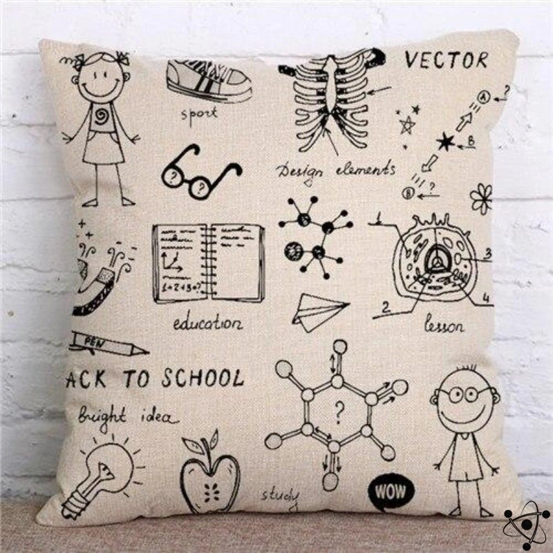 Scientific Cushion Cover Science Decor