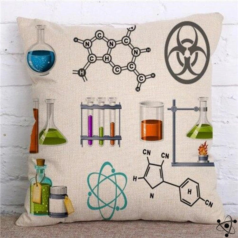 Scientific Cushion Cover Science Decor