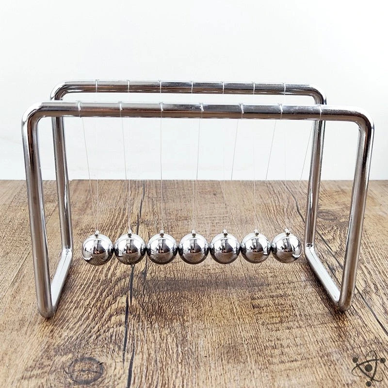 Silver Metal Newton Balls Science Decor