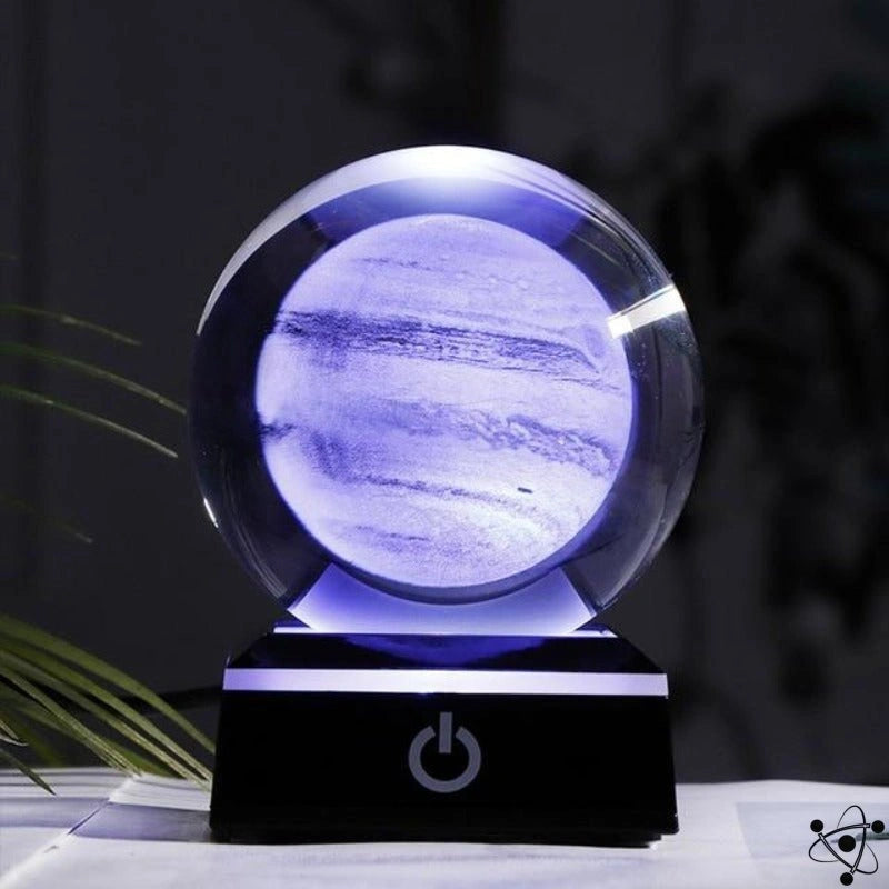 Solar System Crystal Night Light Science Decor