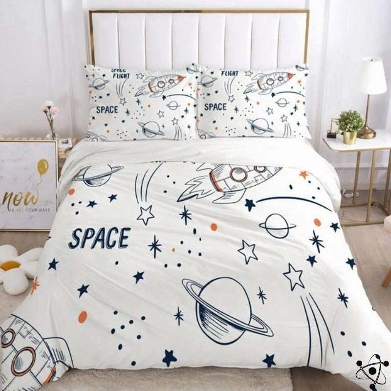 Space Duvet Cover Science Decor