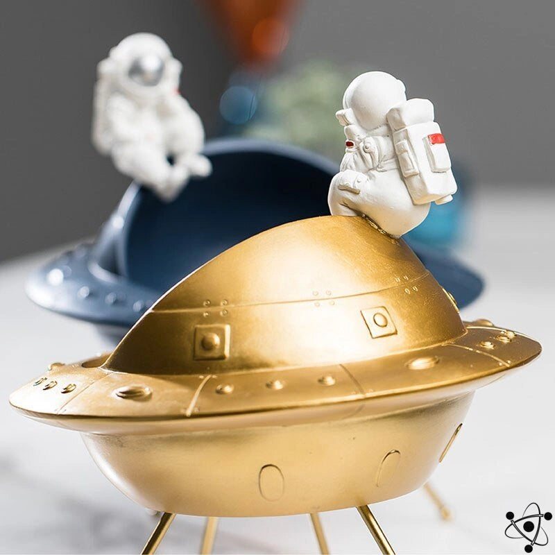 Spaceship Storage Service Science Decor