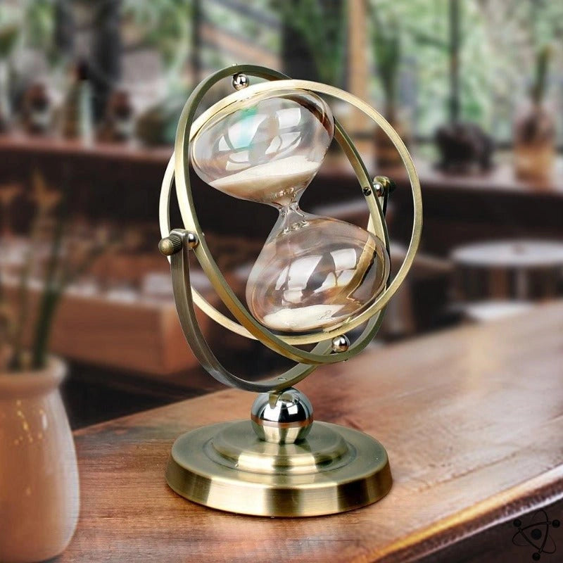 Spherical Hourglass Science Decor