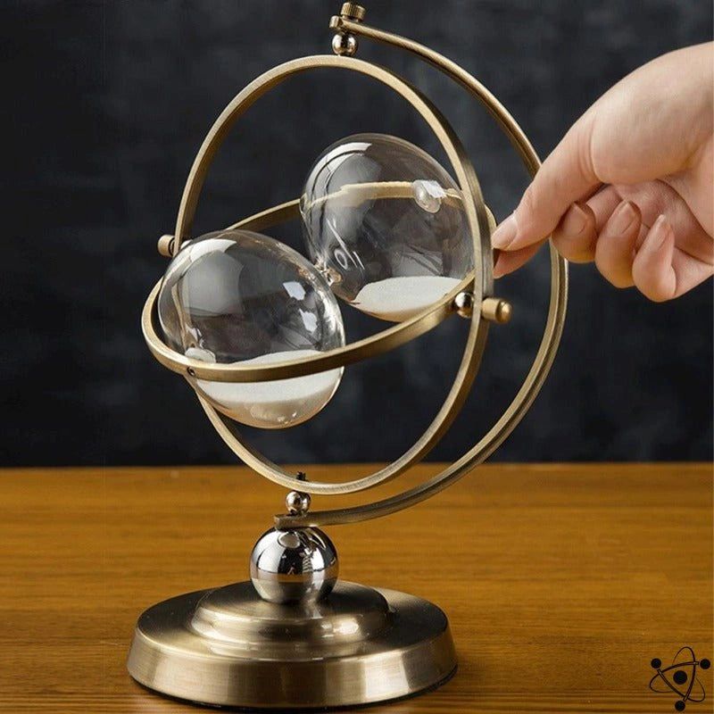 Spherical Hourglass Science Decor
