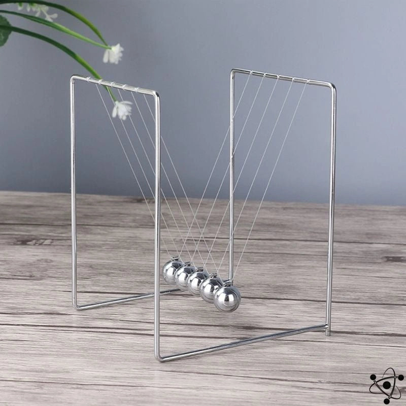 Steel Newton's Pendulum Science Decor