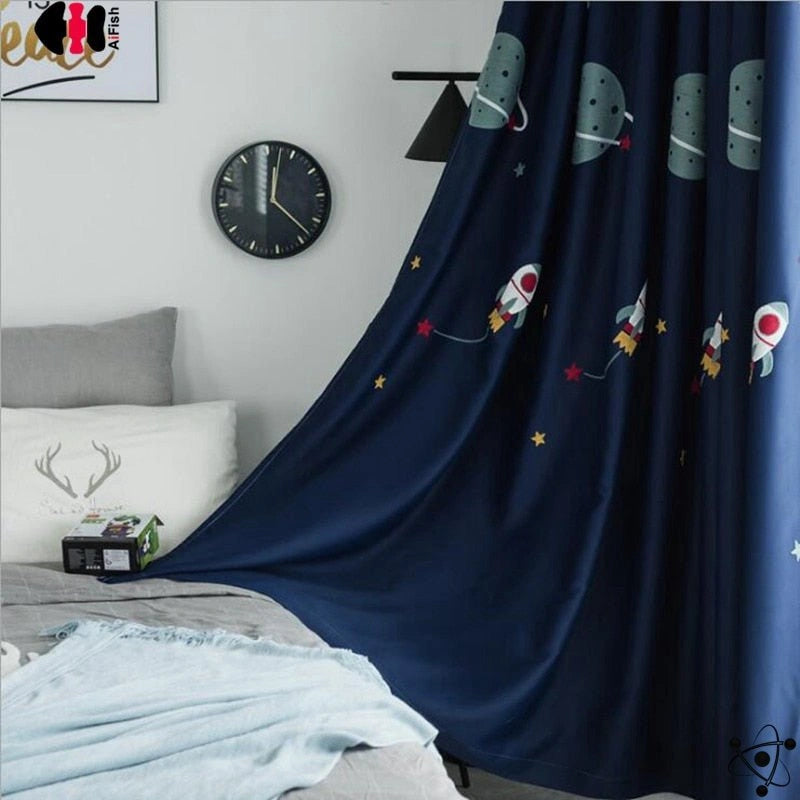 Stellar Space Curtains Science Decor