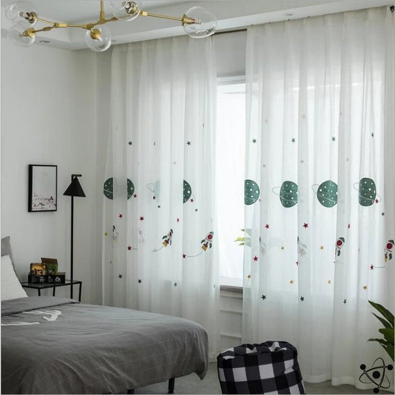 Stellar Space Curtains Science Decor