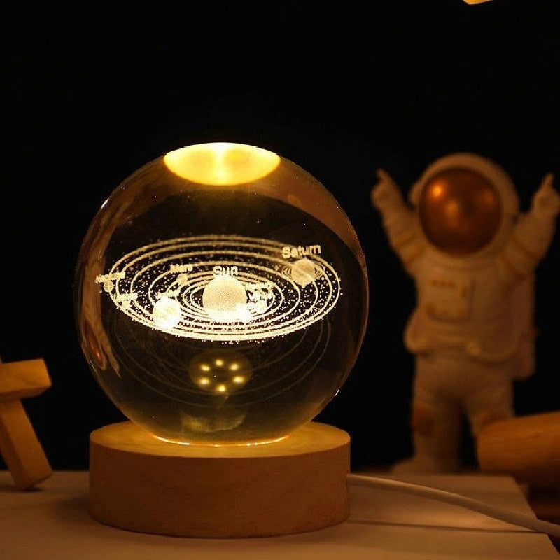 Stellar Space Night Light Science Decor