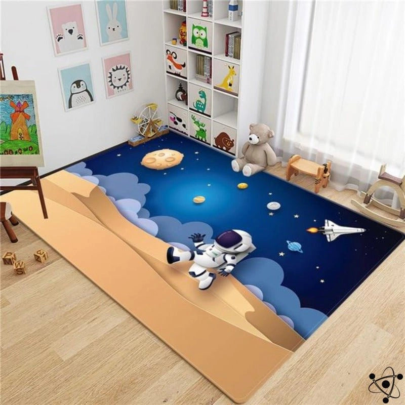 Stellar Stroll 3D Rug Science Decor
