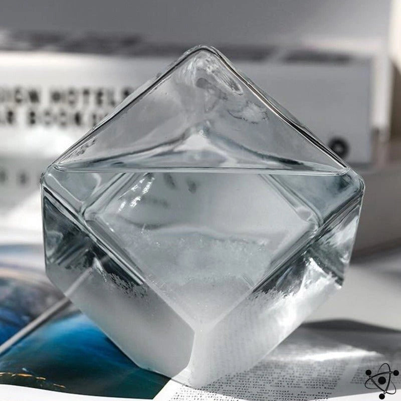 Storm Glass Cube Science Decor