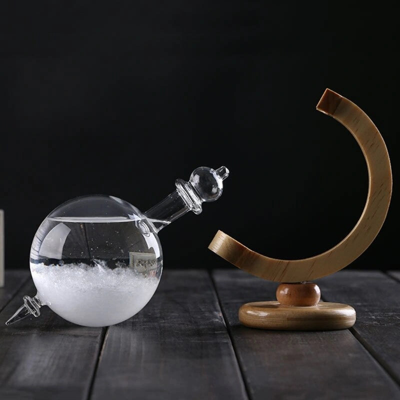 Storm Glass Globe Science Decor
