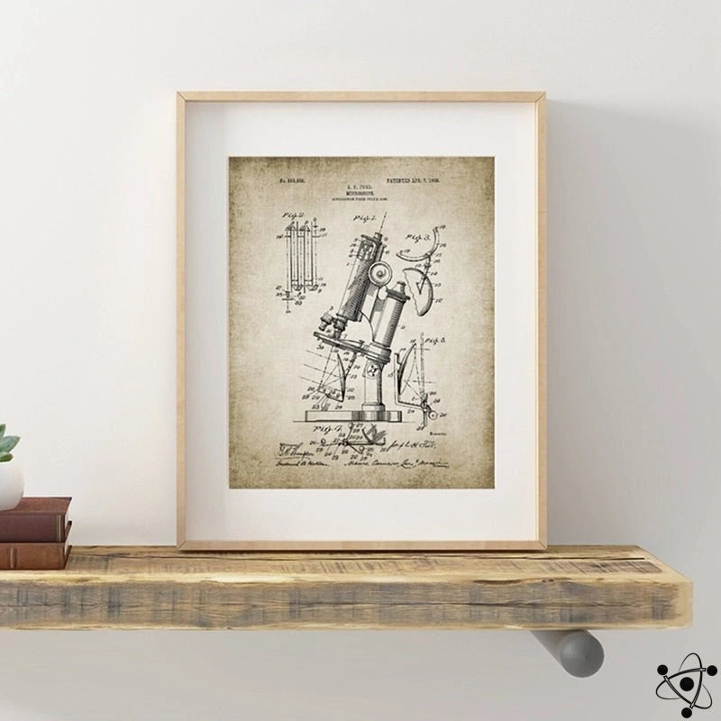 Vintage Chemical Process Poster Science Decor